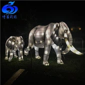 Aangepaste zijde Chinese festival dierlijke lantaarn te koop